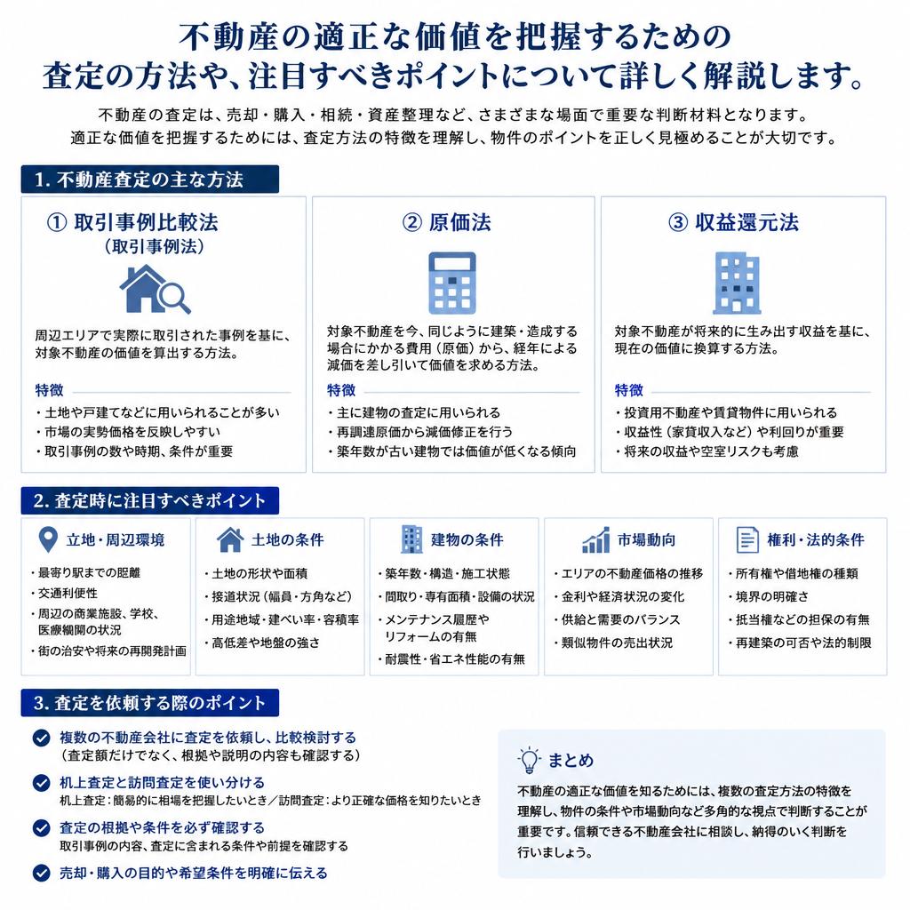 不動産の価値を知る：査定の重要性
