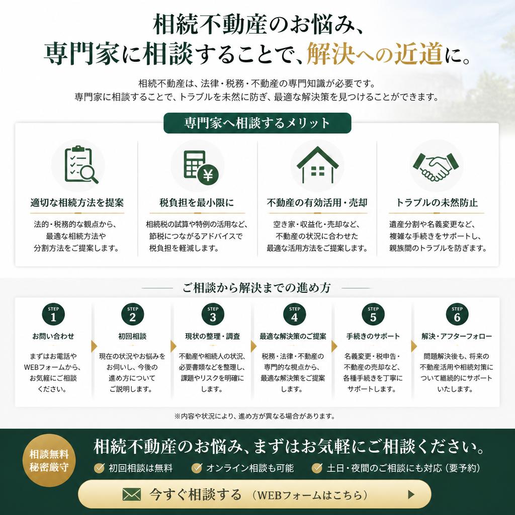 専門家に相談しよう！