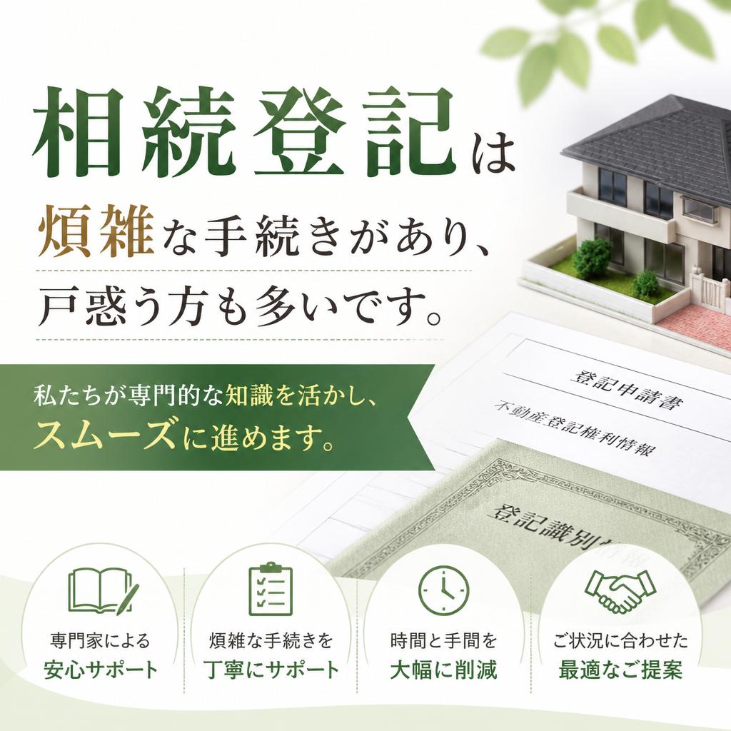 相続登記の支援