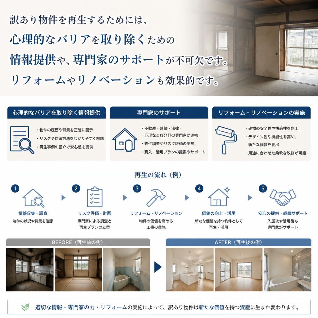 訳あり物件の再生方法