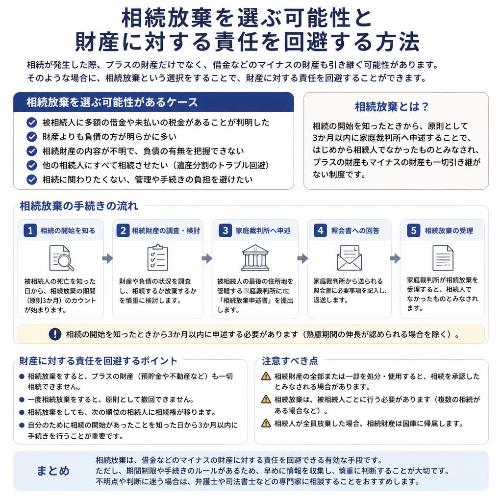 相続放棄の選択肢