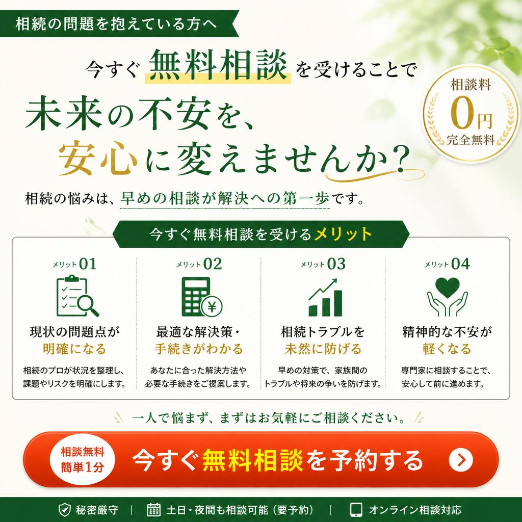 今すぐ無料相談へ！