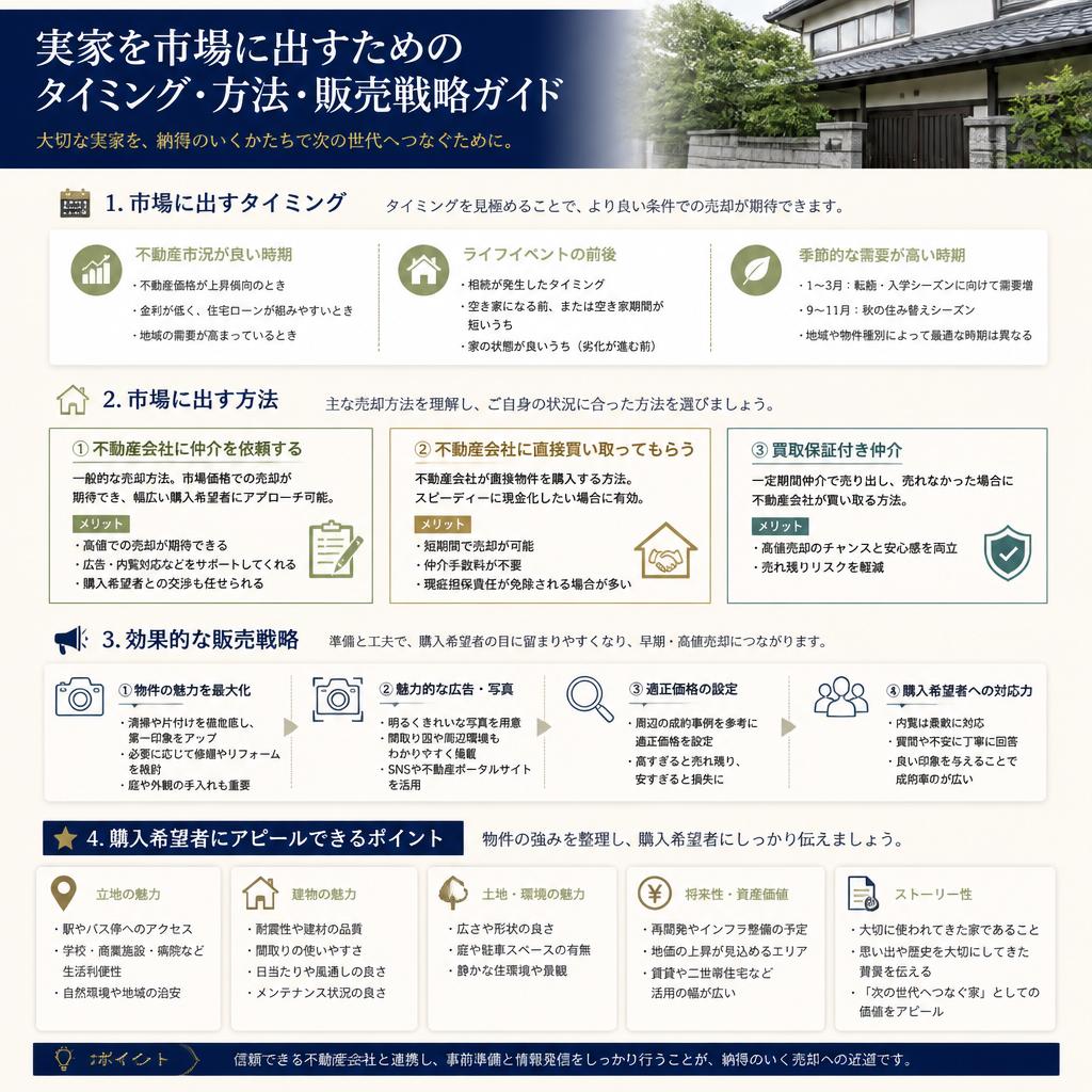 市場への出品と効果的な販売戦略