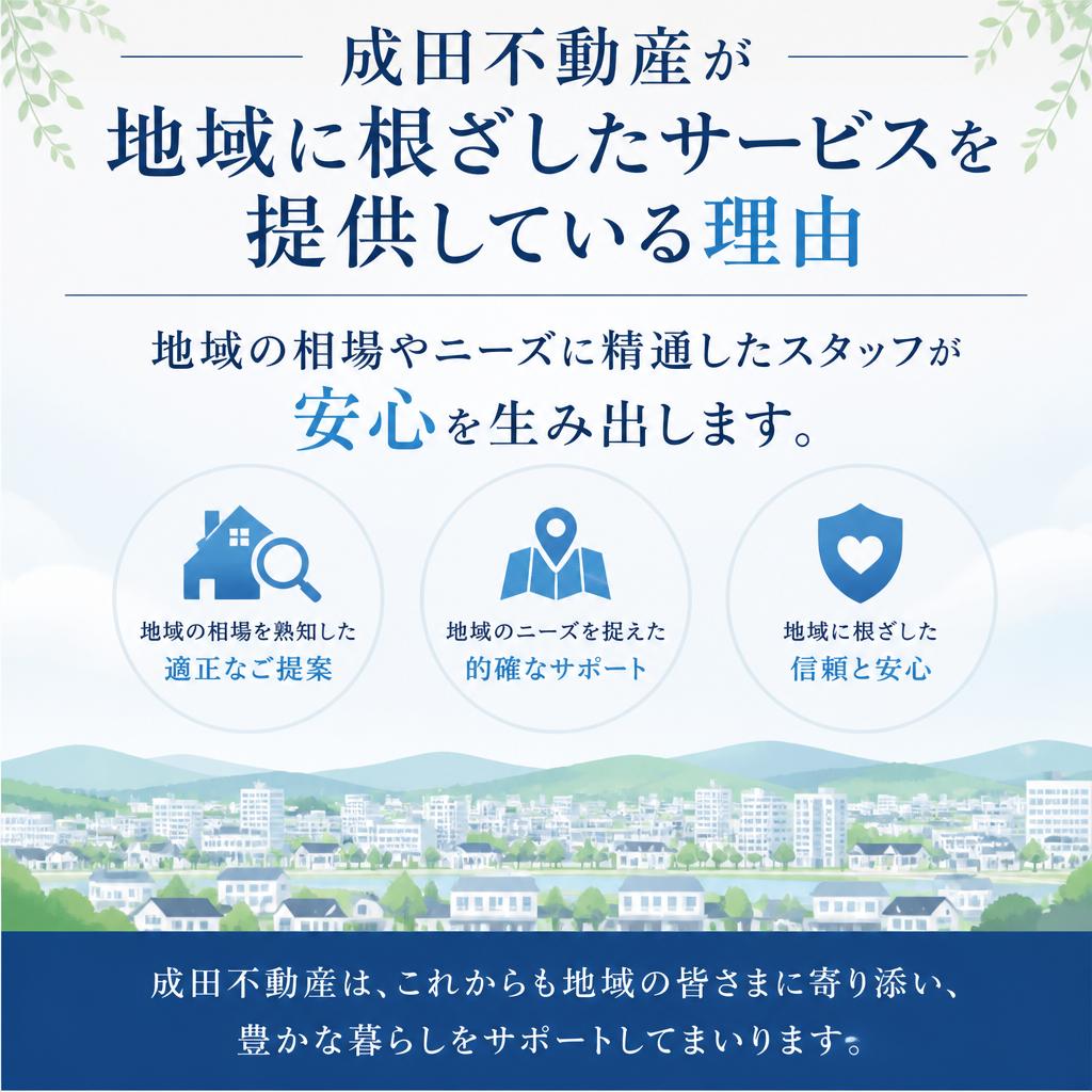 地域密着型の強み