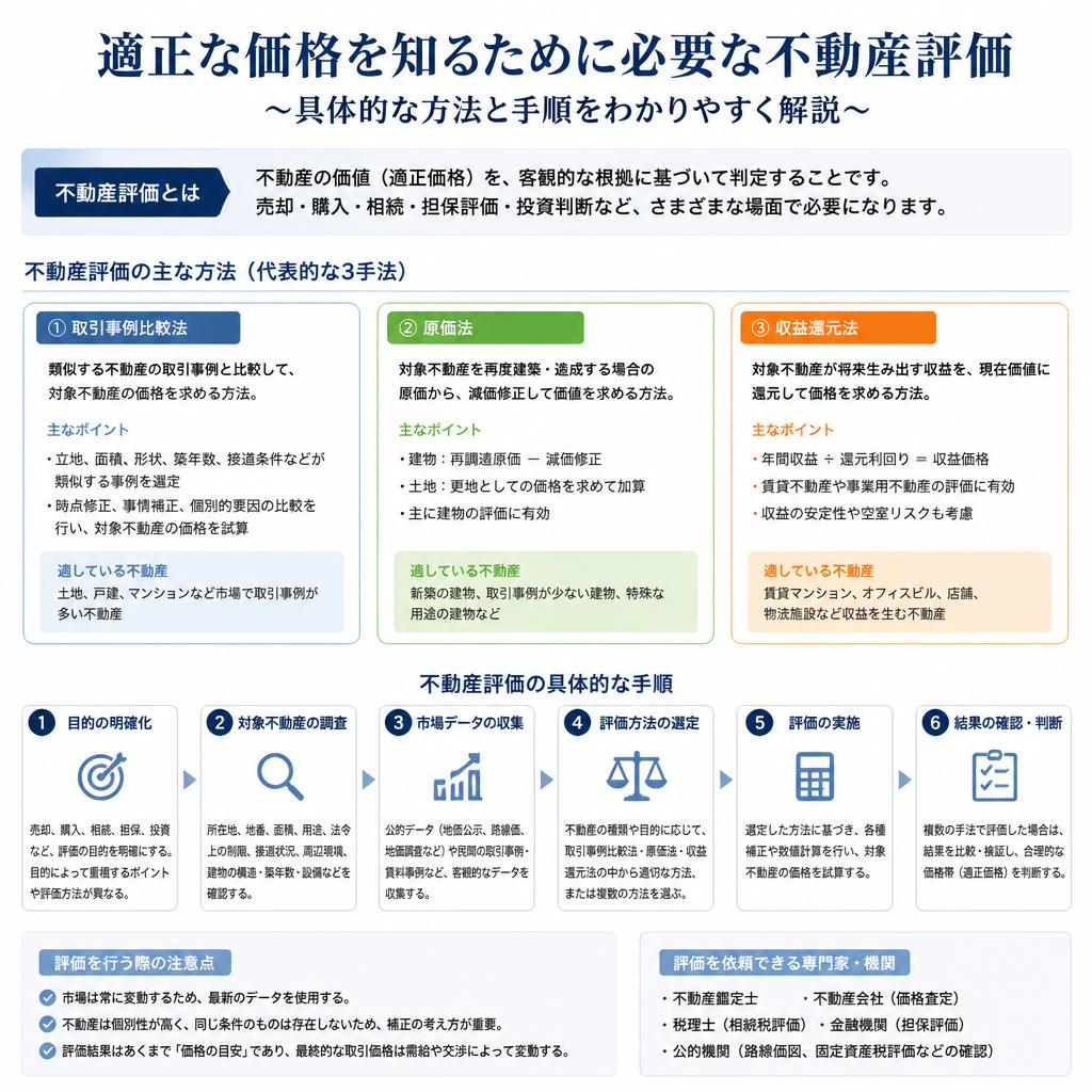 不動産評価のポイントとは？