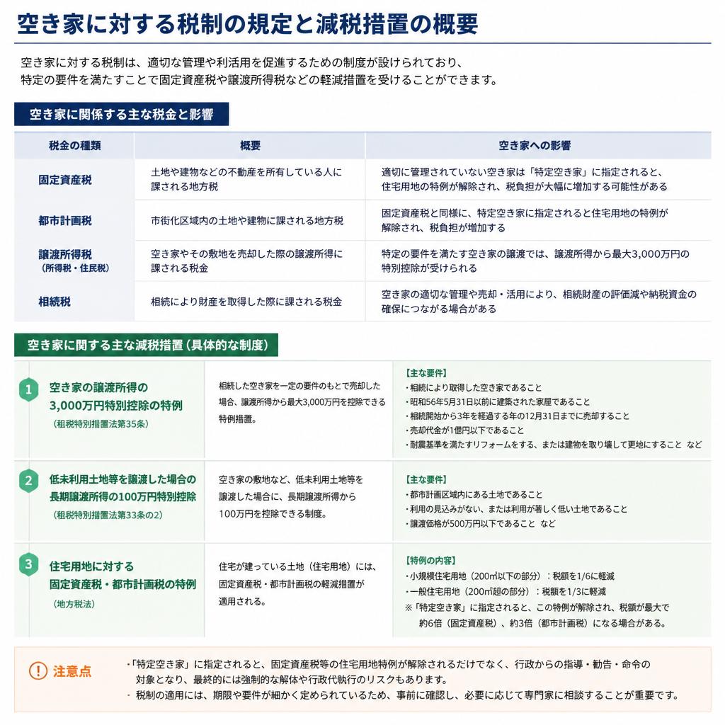 空き家と住宅税制の関係