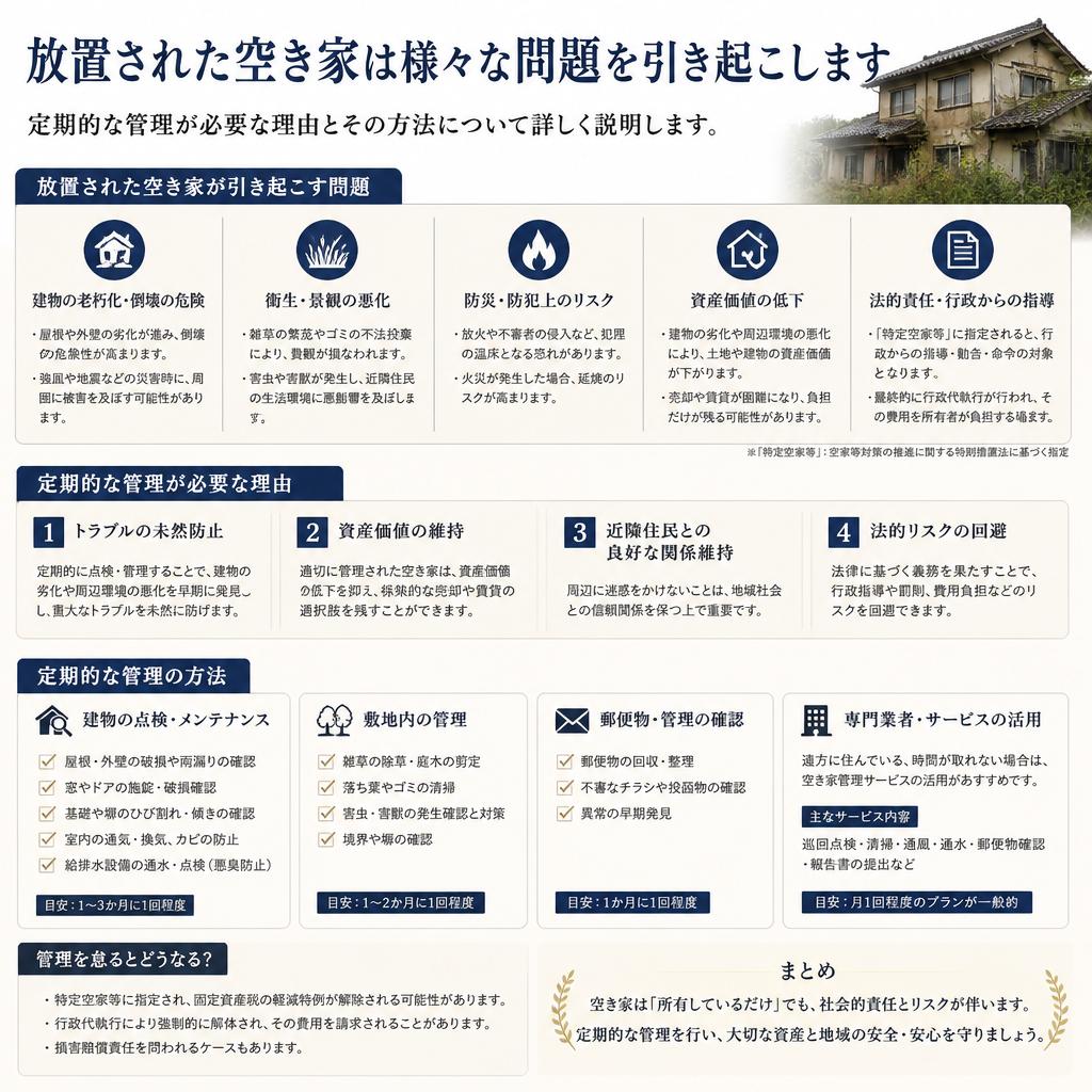 空き家の管理方法