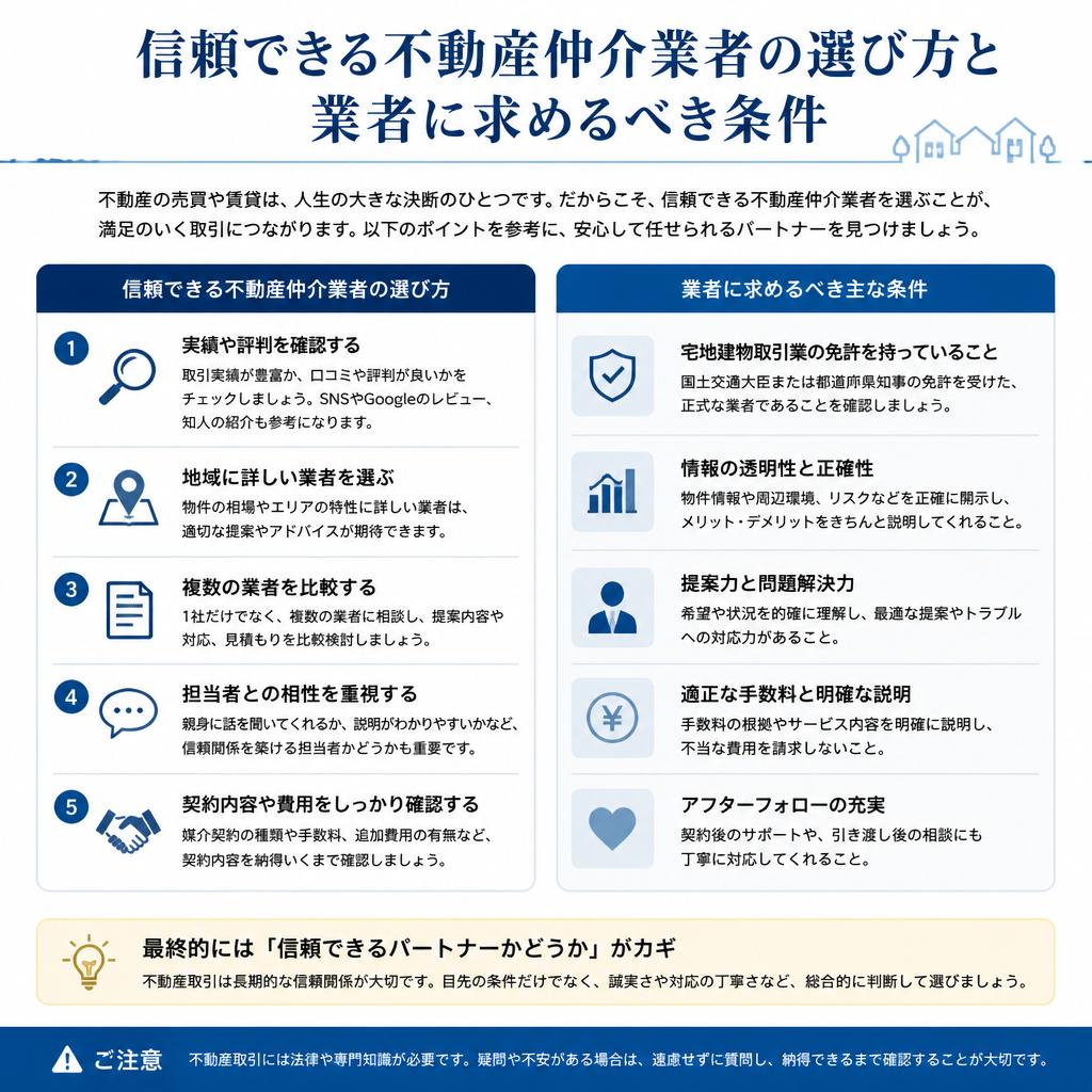 不動産仲介の選び方