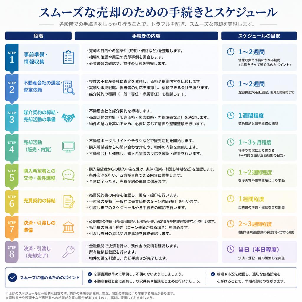 2. 空き家売却の流れ