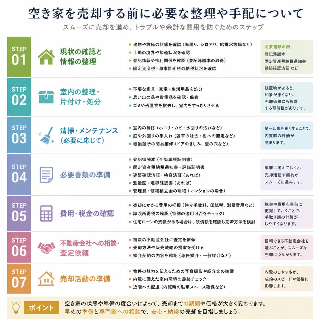 4. 空き家の整理と準備