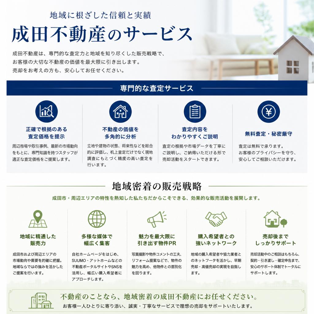 5. 成田不動産のサポート内容