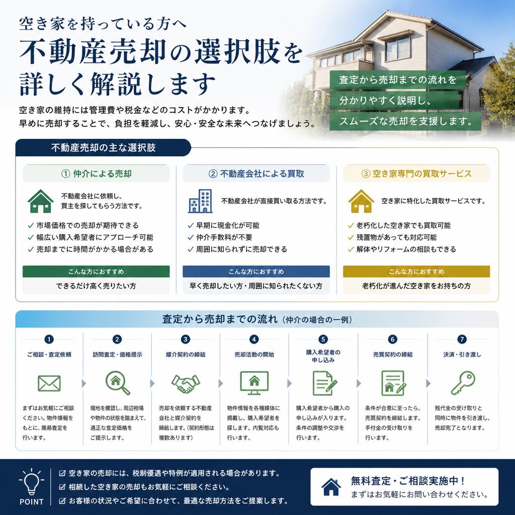 不動産売却の選択肢