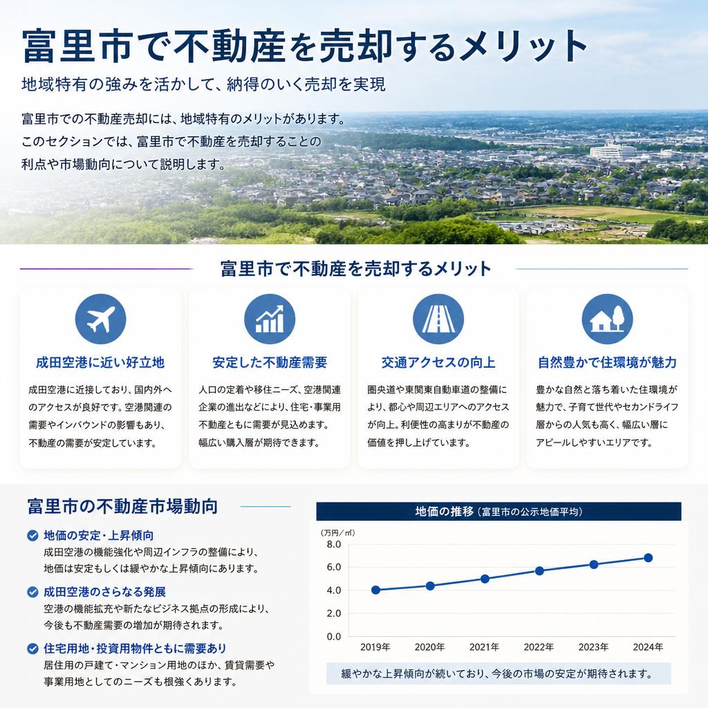 富里市における不動産売却のメリット
