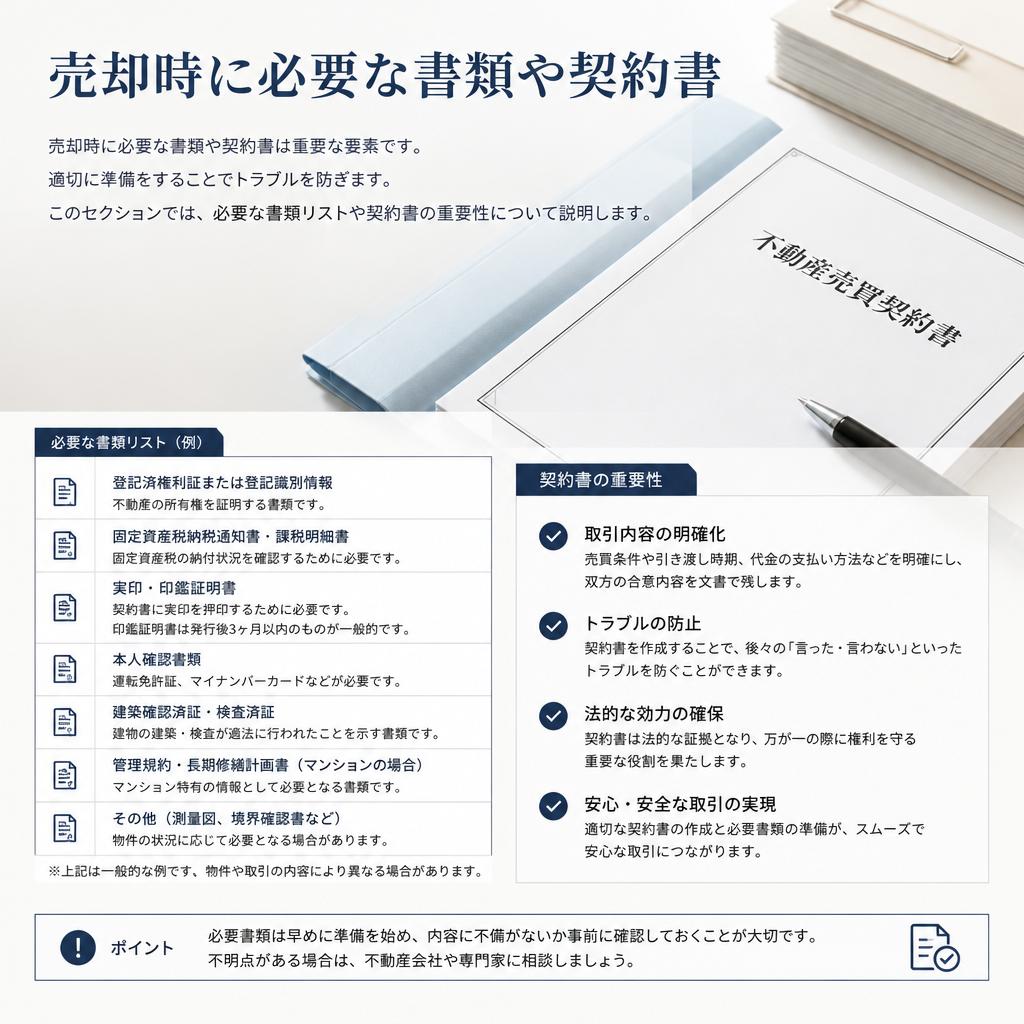 必要な書類と契約書について