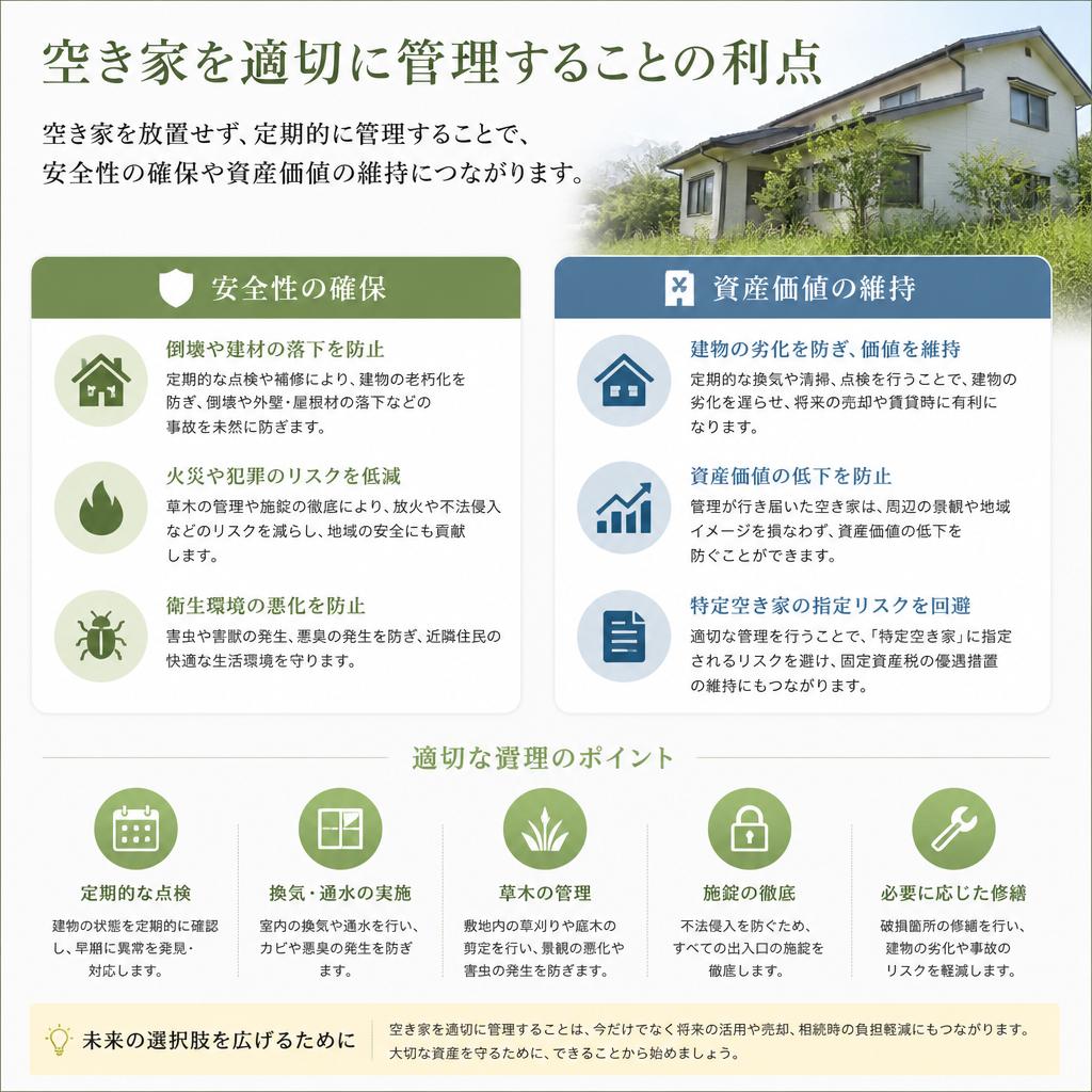 空き家管理の重要性