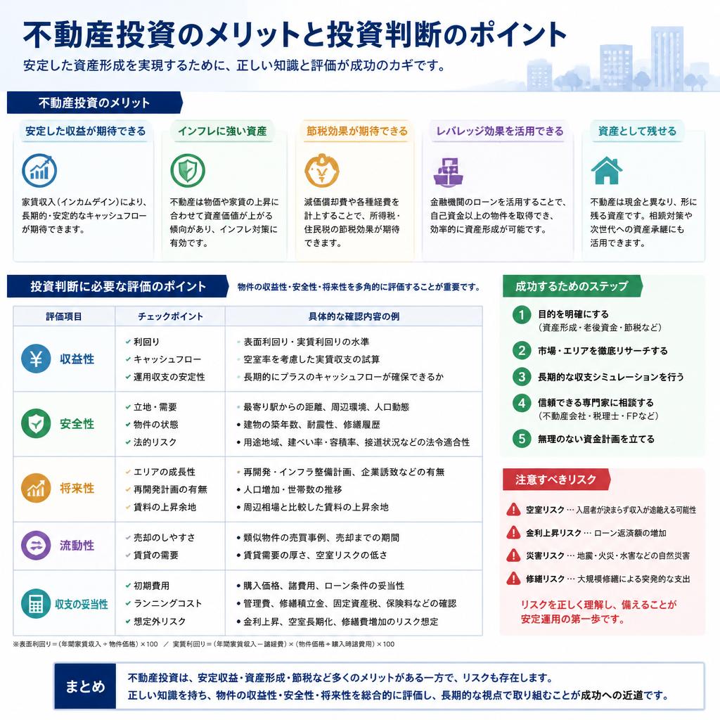 2. 不動産投資を成功に導くために