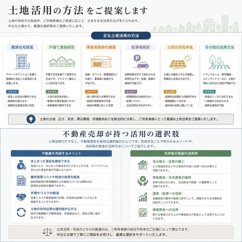 5. 土地活用方法の提案