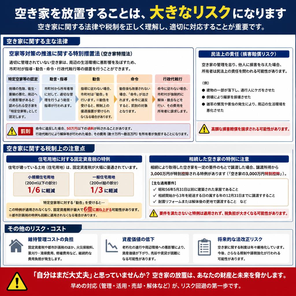 空き家の法律と税制