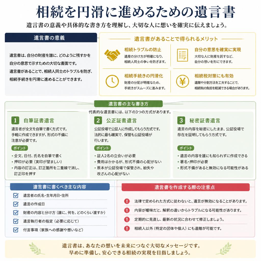 遺言書の重要性と作成方法