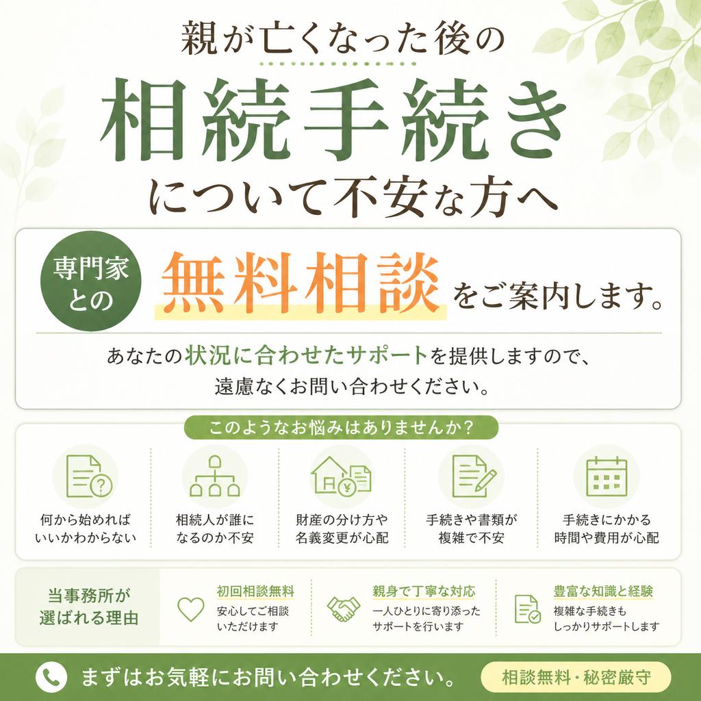 まずはお気軽に相談を！