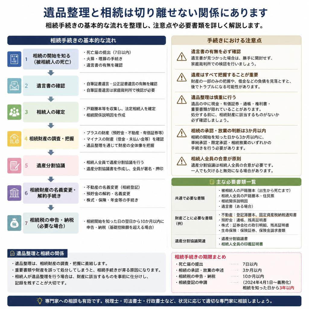 相続手続きの流れ