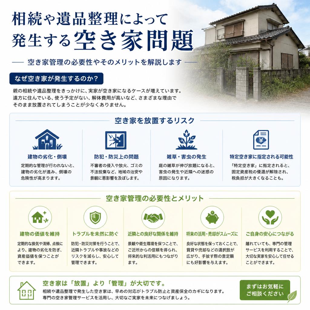 空き家管理の重要性