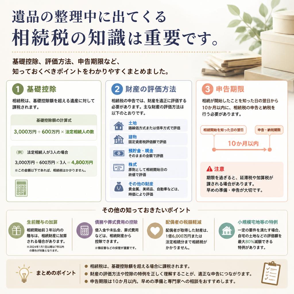 相続税の基礎知識とポイント