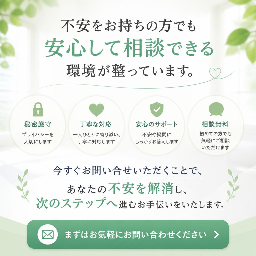 まずはお気軽にご相談を！