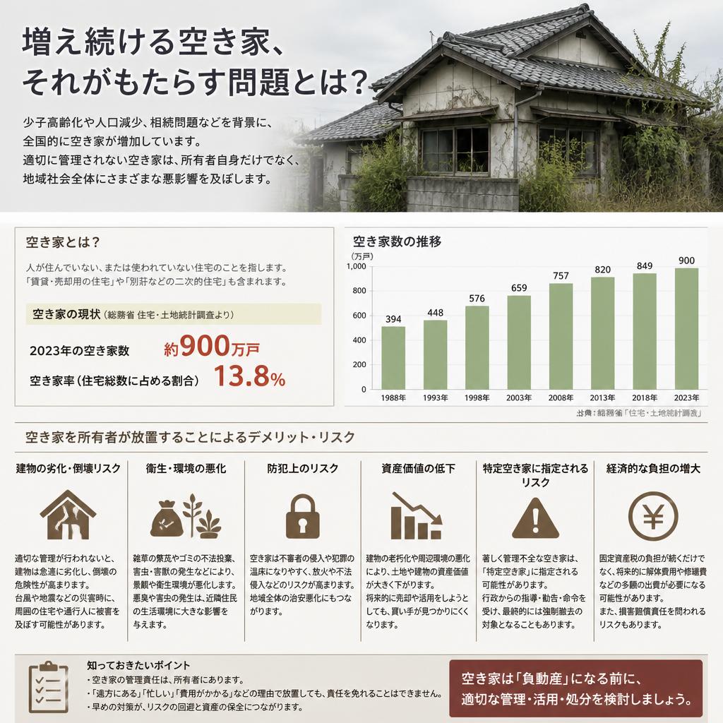 空き家の現状と問題点