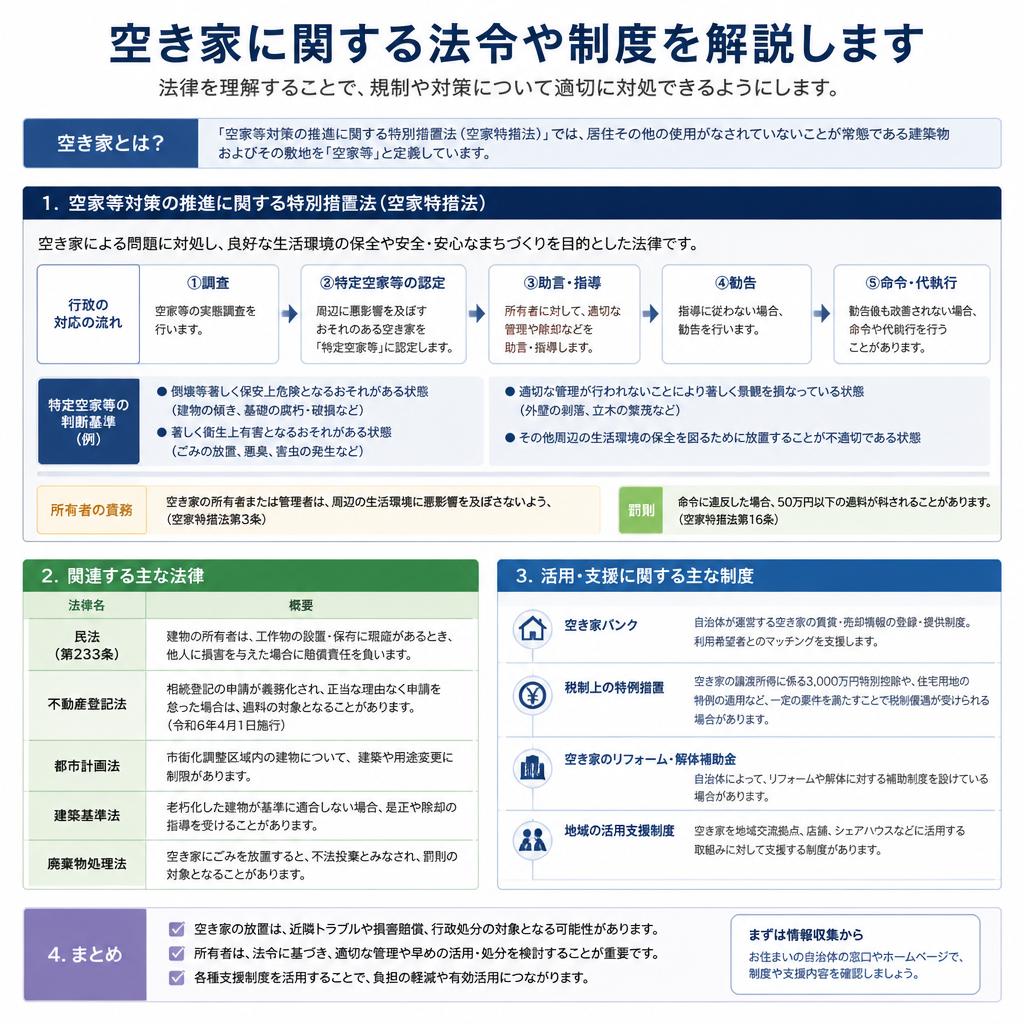 空き家対策の法的理解