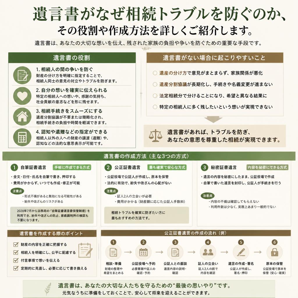 2. 遺言書の重要性とは？