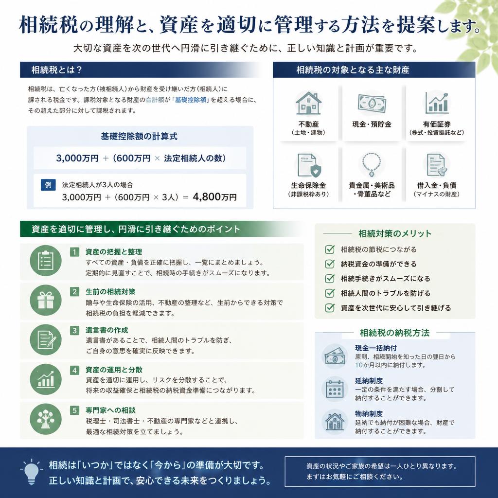 5. 相続税と資産の管理方法