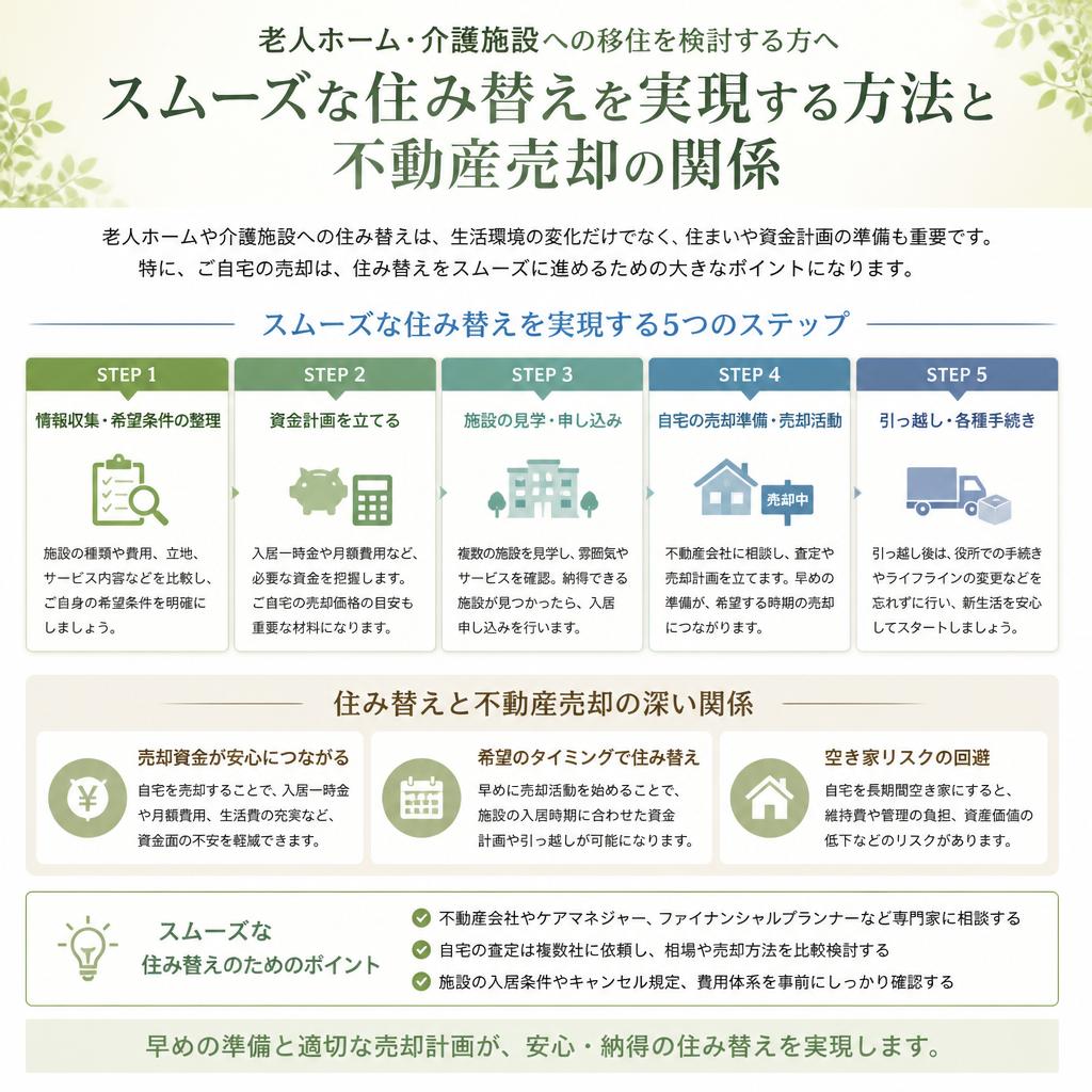 2. 老人ホーム・介護施設へのスムーズな住み替え