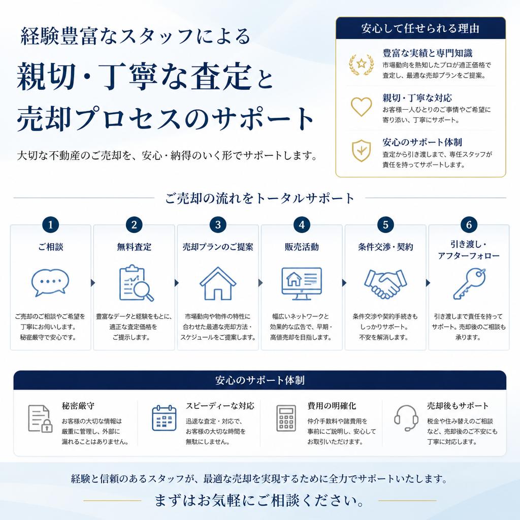 5. 成田不動産のサポート内容