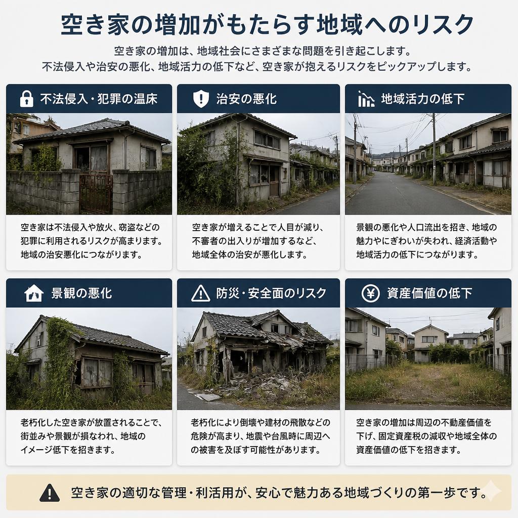 空き家問題の深刻さ