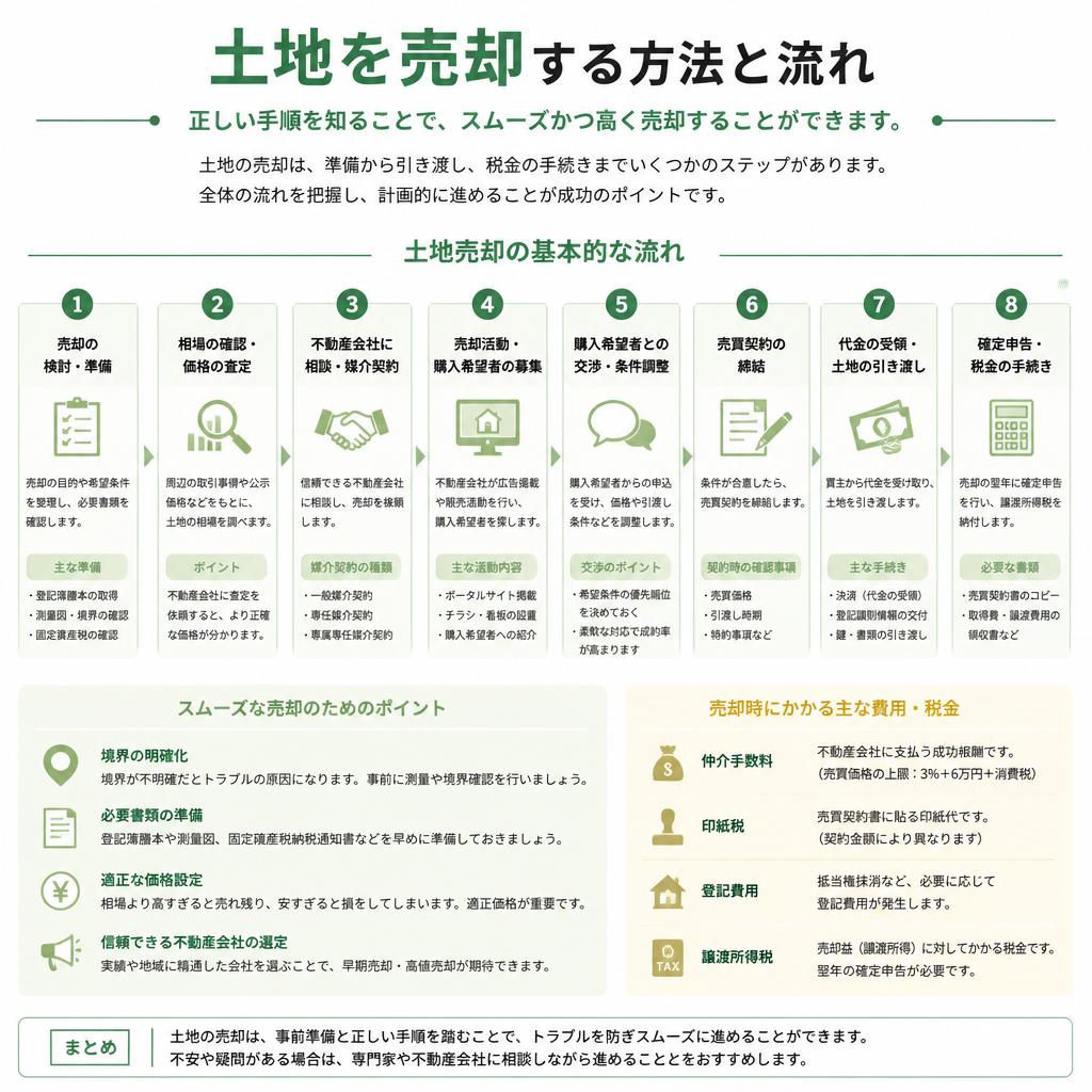 土地の売却方法とは？