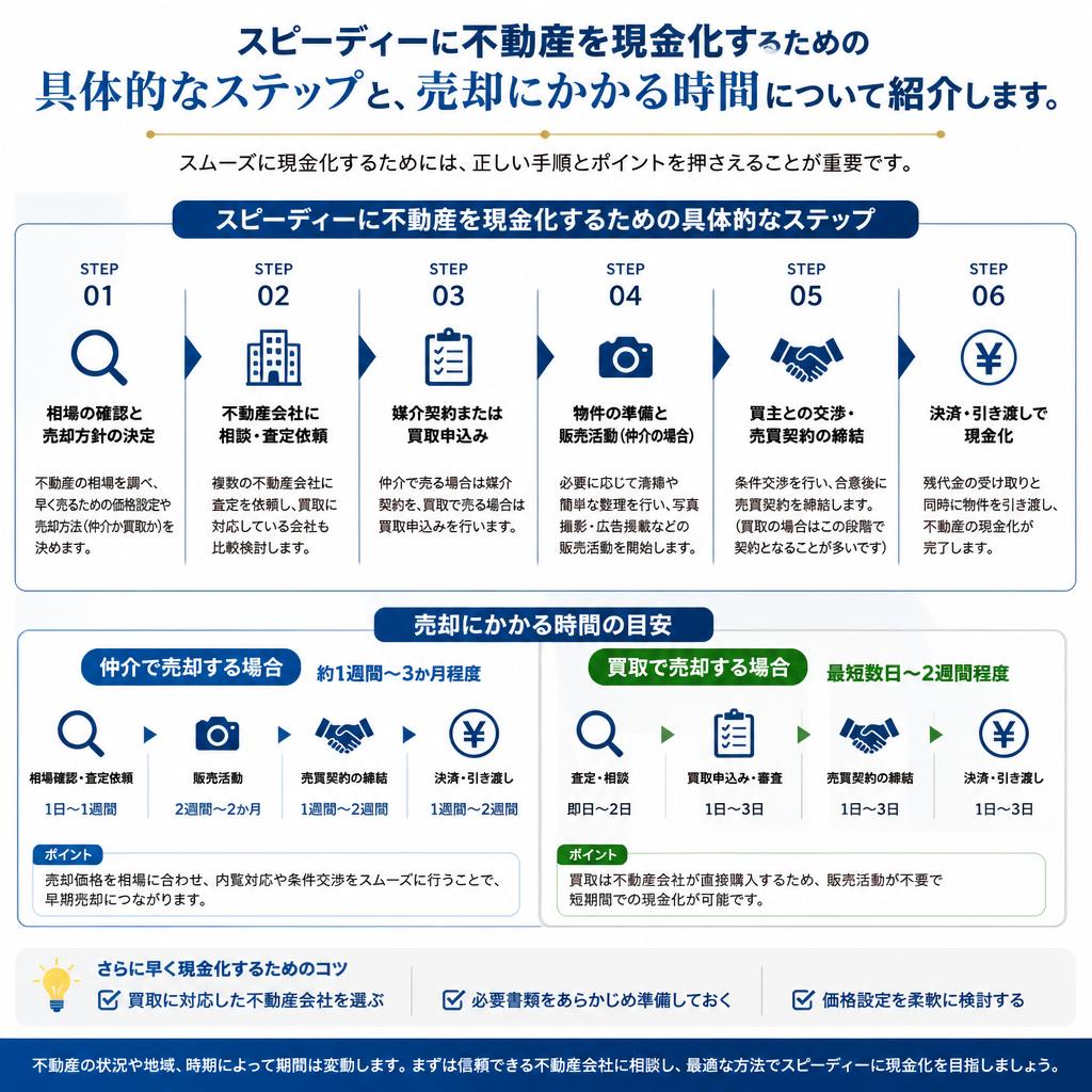 2. スピーディーな資産化の実現方法