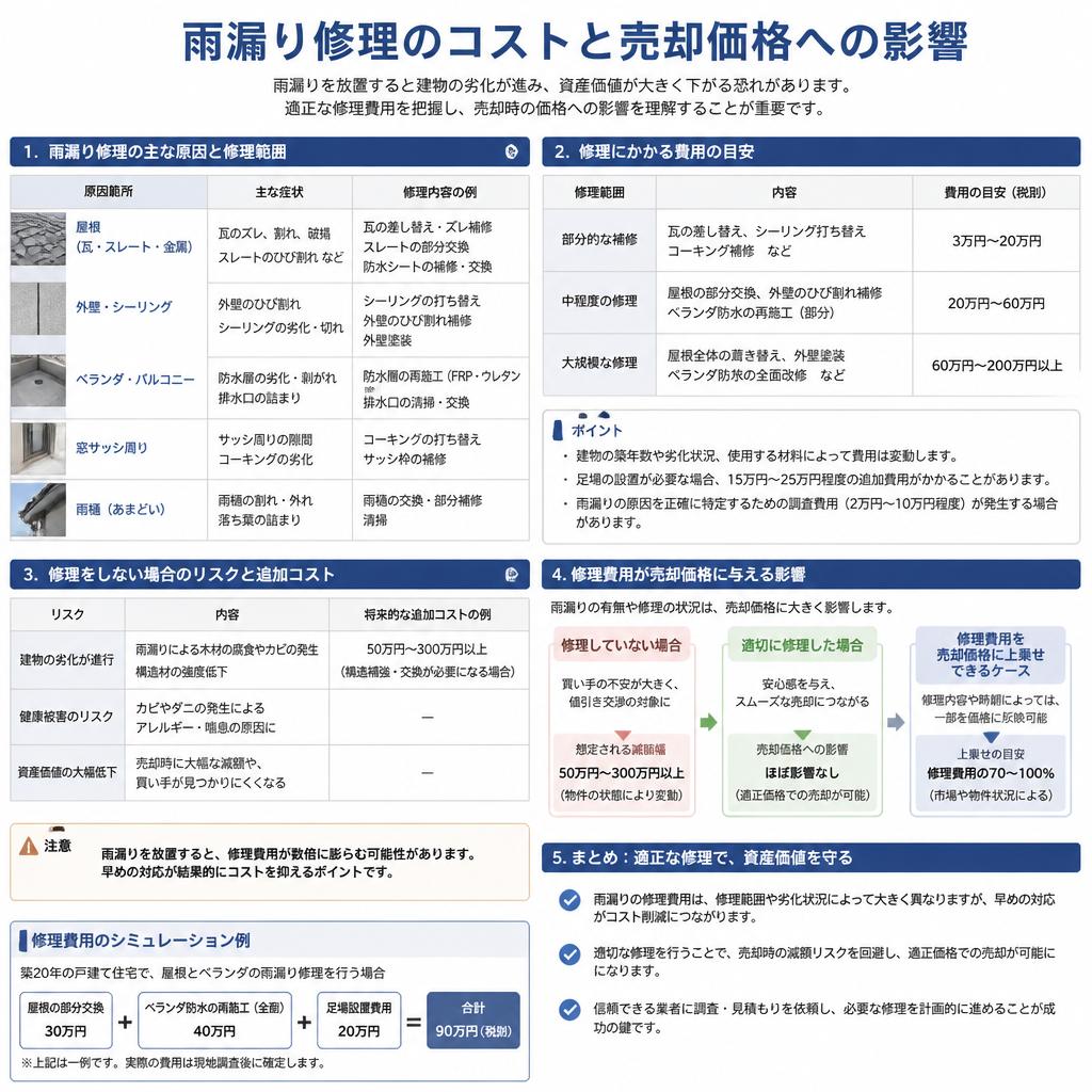 修理コストの見積もり