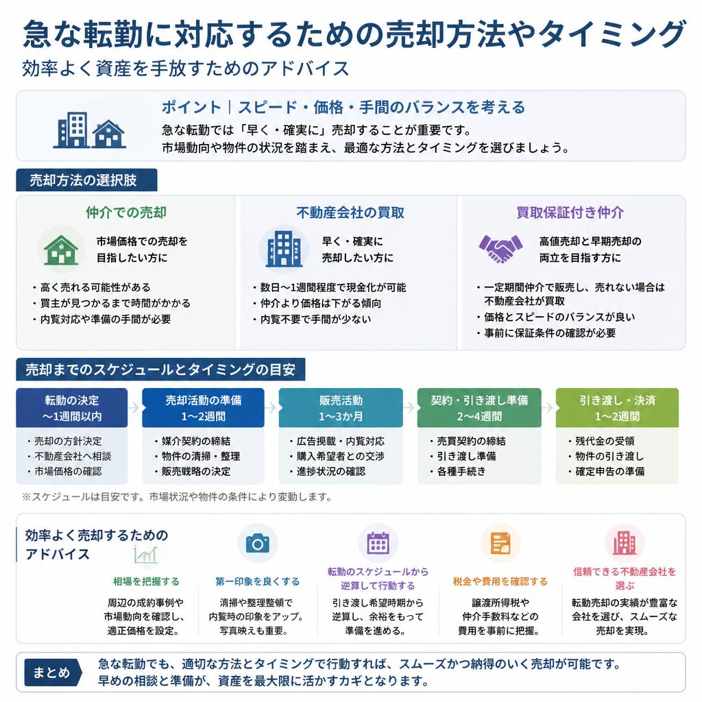 転勤の際の不動産売却ガイド