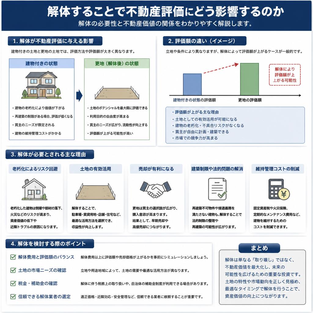 2. 不動産評価と解体の関係