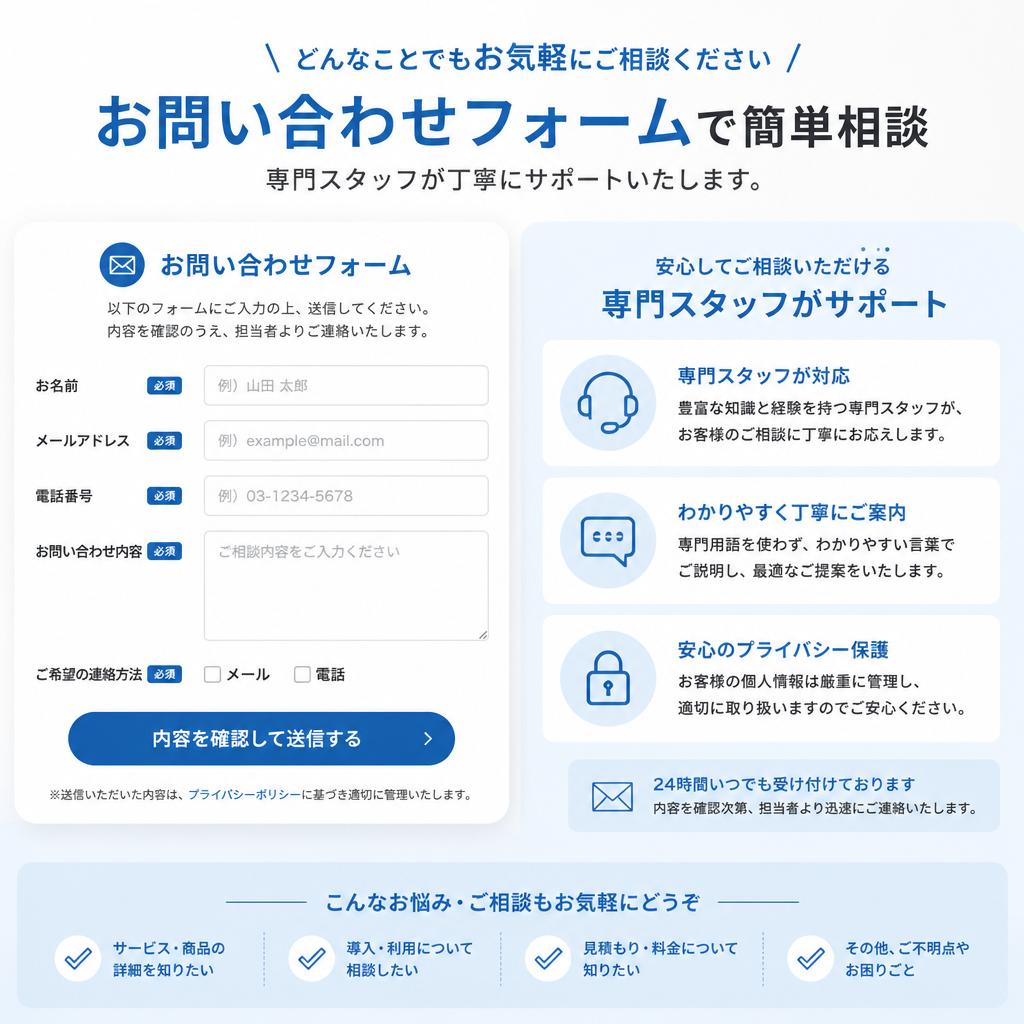 7. お問い合わせはこちら