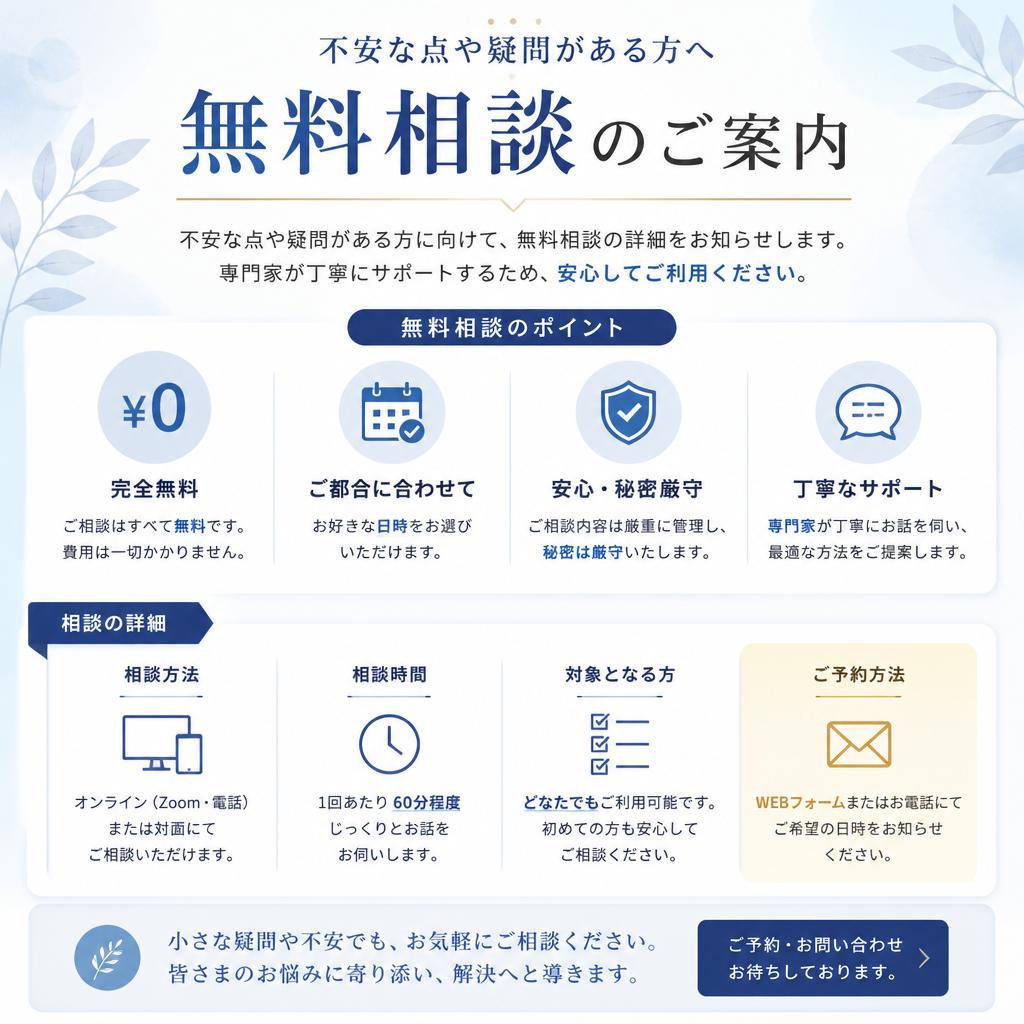 無料相談のご案内
