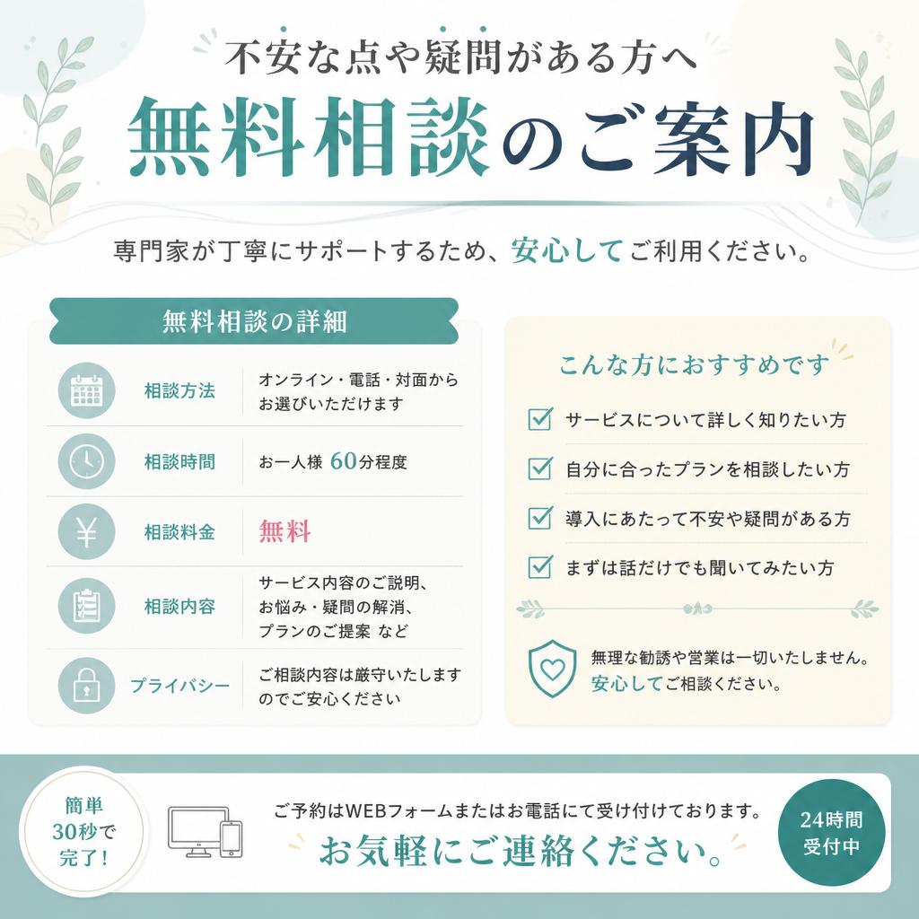 無料相談のご案内