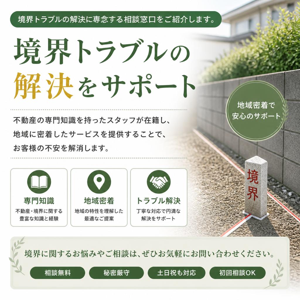 境界問題の相談窓口
