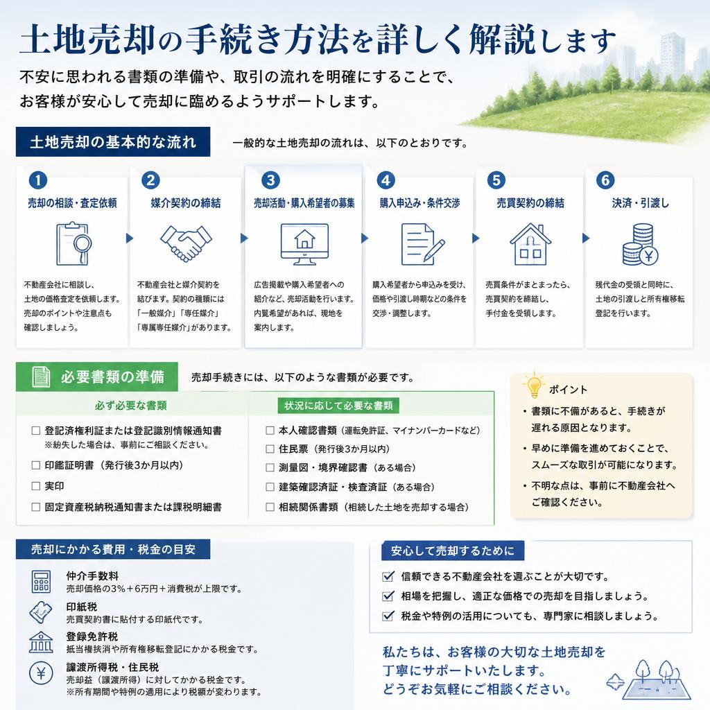 スムーズな売却手続き