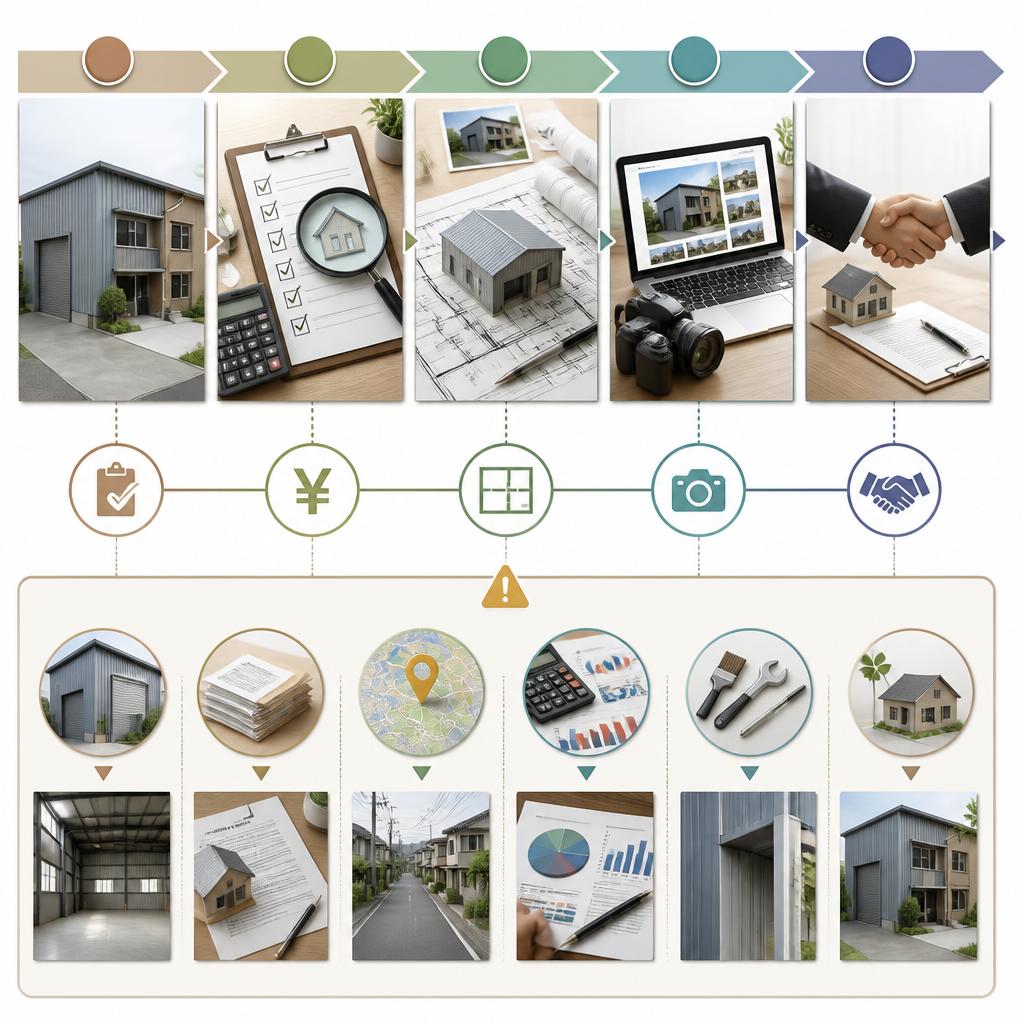5. 倉庫付き住宅の売却手続きの流れ