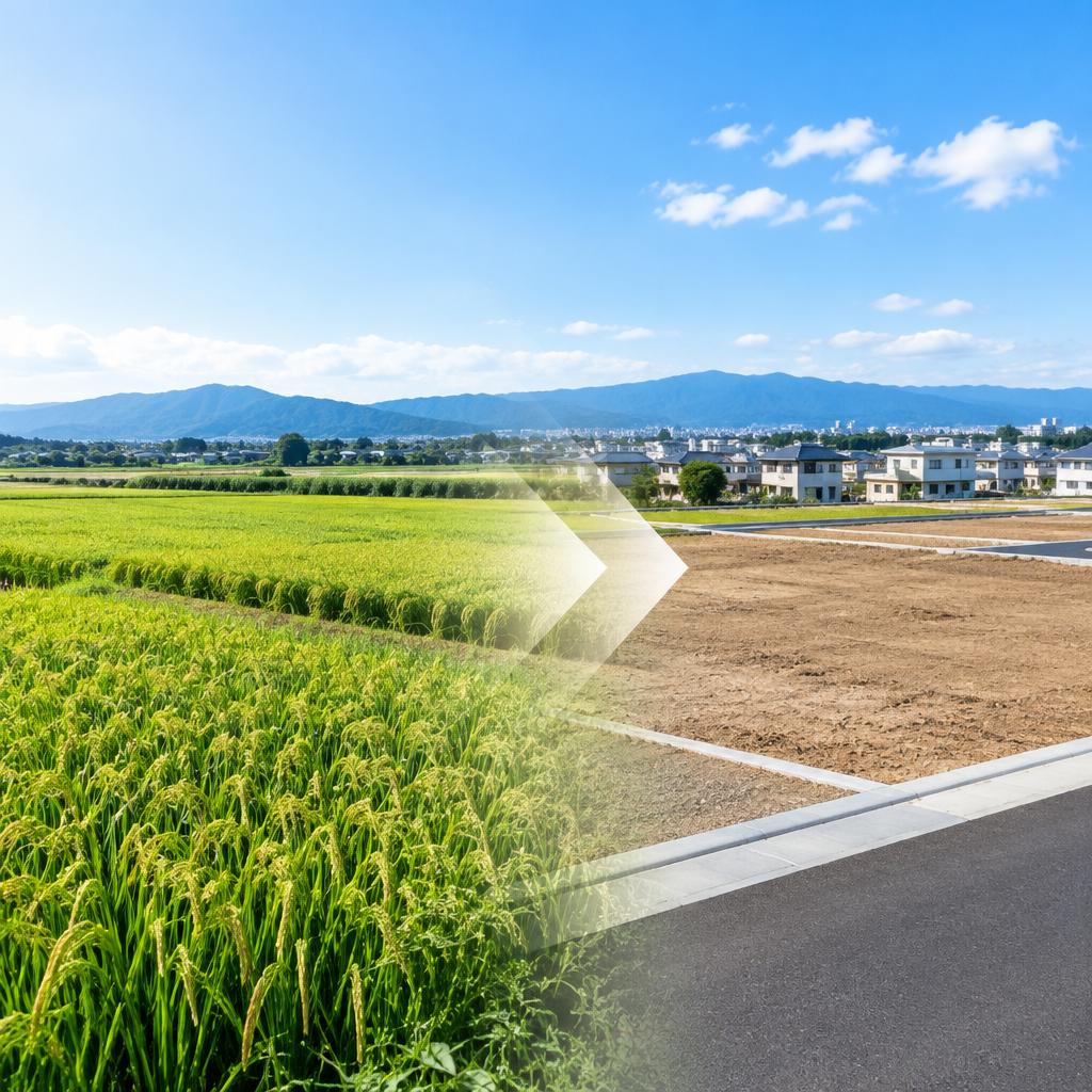 富里市の農地、売るだけで終わらせない。農地転用から売却まで、資産の可能性を一緒に見つけます。