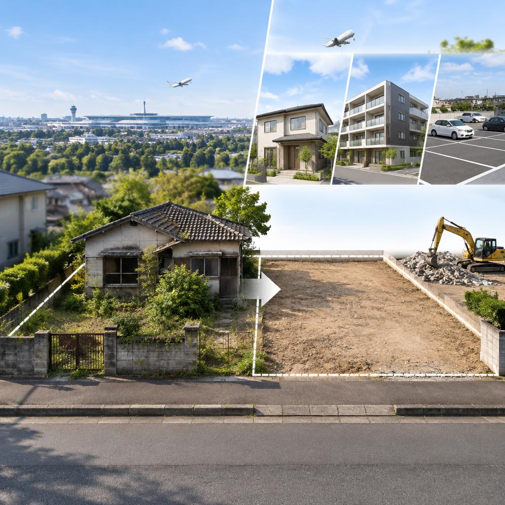 古家を壊す前に、土地の可能性を見極める。成田市の古家付き土地、解体費用も活用法も比べて納得の売却へ。